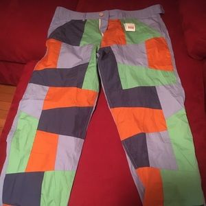 Commes des Garçon paneled light-weight pants. Size L (36/38 waist 32 length) New